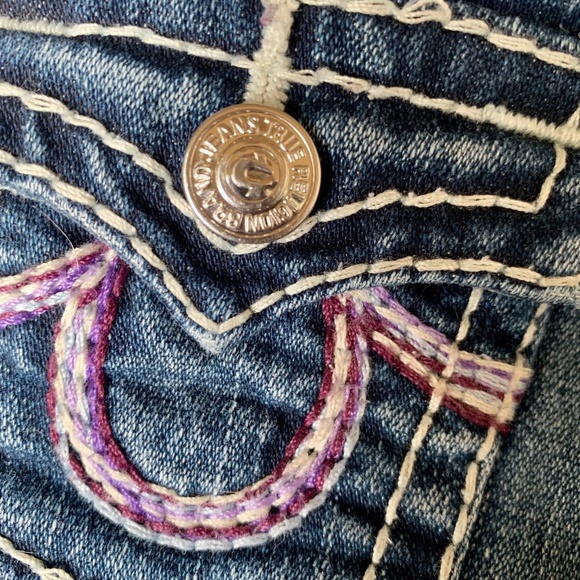 True Religion RARE Kids Flare Jeans SIZE 4 - Picture 9 of 13